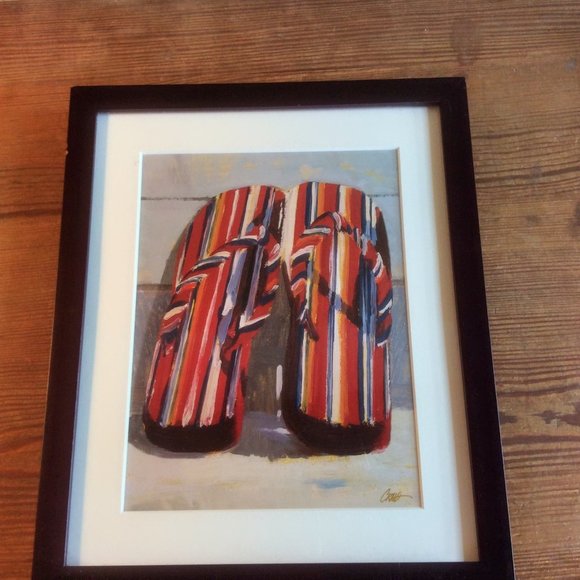 Craig Nelson Signed Flip Flop Pictures Beach House Nautical Decor Wall Ideas - Picture 3 of 9
